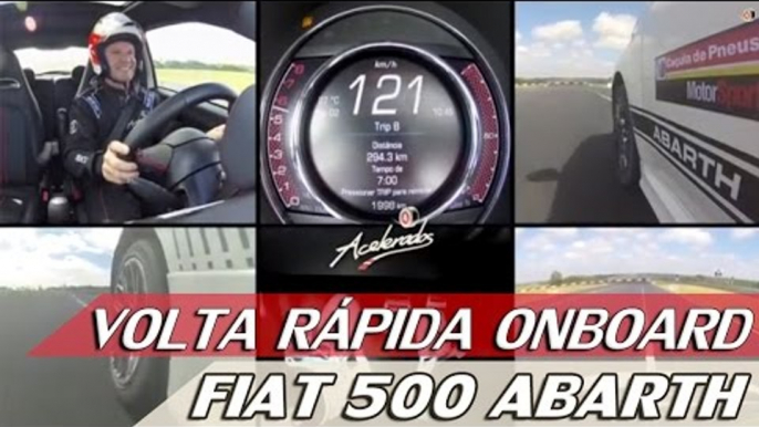 FIAT 500 ABARTH - VOLTA RÁPIDA ONBOARD #24 COM RUBENS BARRICHELLO | ACELERADOS