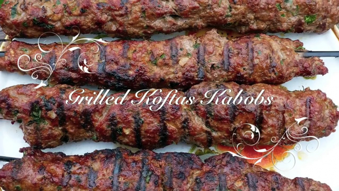 Easy Recipes For Ground Beef - Grilled Koftas Kabobs