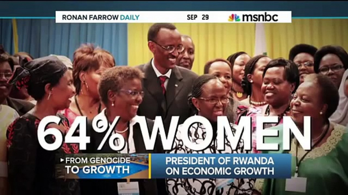 President Paul Kagame Yariye iminwa mu kiganiro kuri Telvision yo muri America MSNBC