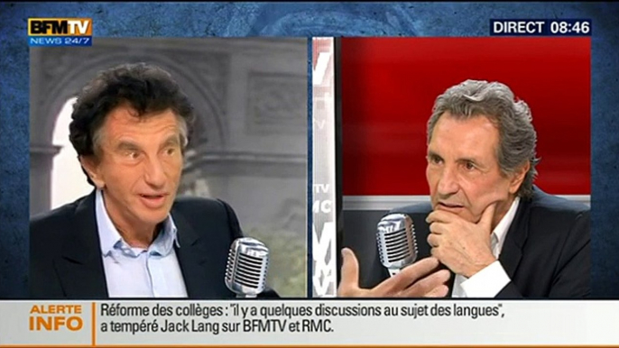 Jack Lang : "La classe politique se contrefiche de l'école"