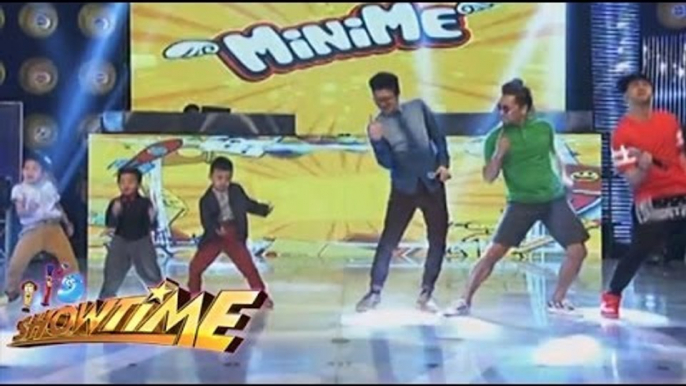 Vhong Navarro, Jhong Hilario & Billy Crawford in MiniMe showdown