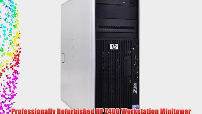 HP Z400 Workstations Xeon Quad-Core W3565 3.2GHz 8GB Ram 1TB Hard Drive DVDRW Windows 7 Professional