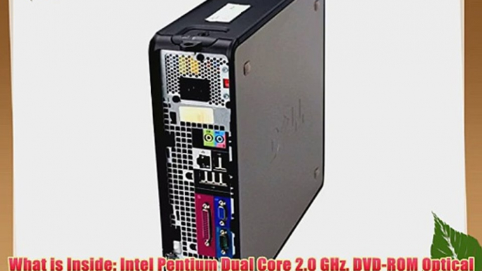 Dell OptiPlex 755 SFF Recertified PC - Intel Pentium Dual Core E2180 2.0GHz 2GB 80GB DVD Win