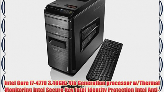 Lenovo Ideacentre K450 Desktop PC (Black) - 4th Gen. Intel Core i7-4770 3.40GHz 24GB DDR3 2TB