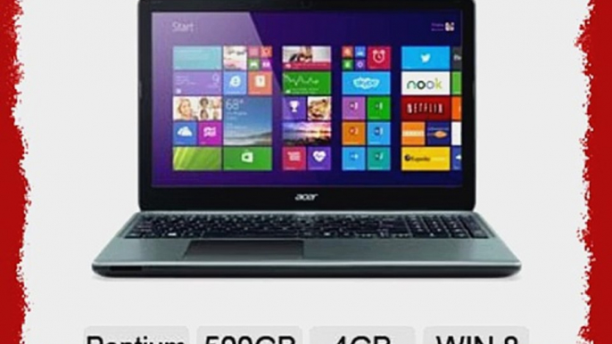 Acer Aspire E1-530-4416 16-Inch Notebook (Intel Pentium 2117U (1.80GHz) 4GB Memory 500GB HDD