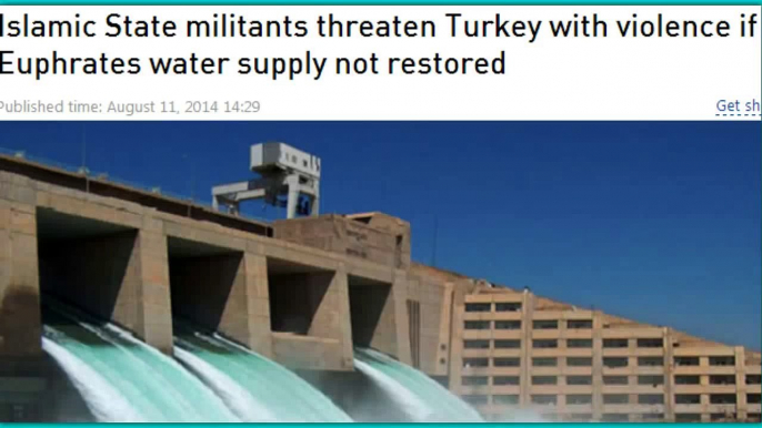 ISIS Threatens Turkey with Violence If 'Euphrates Water Supply' Not Restored!