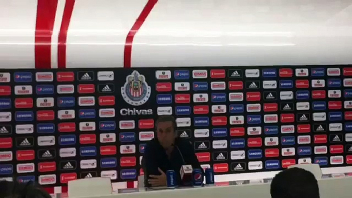 Tomás Boy en conferencia después del partido ante Chivas