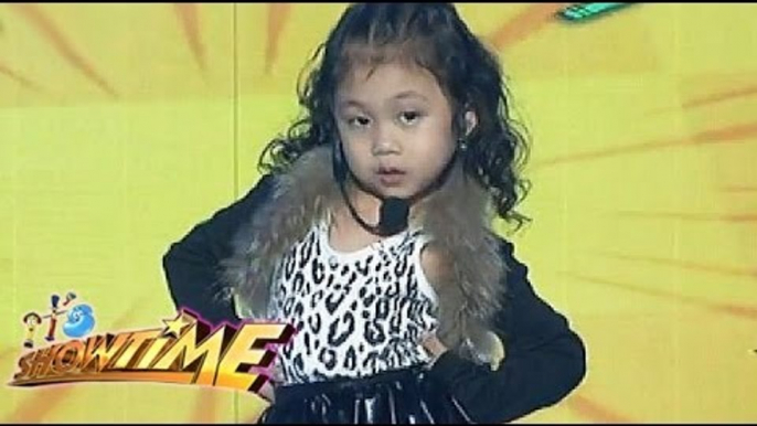 MiniMe ni Kiray, nagpakitang gilas sa pag-arte sa It's Showtime