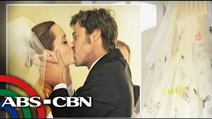 Brad Pitt, Angelina Jolie wedding photos