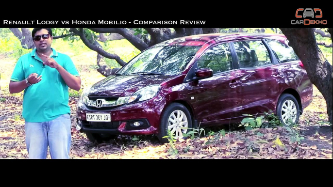 Renault Lodgy Vs Honda Mobilio - Video Comparison - CarDekho.com