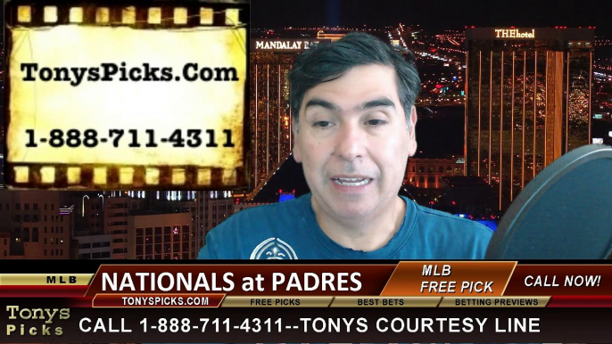 Washington Nationals versus San Diego Padres Betting Lines MLB Free Pick Prediction Odds Preview 5-17-2015