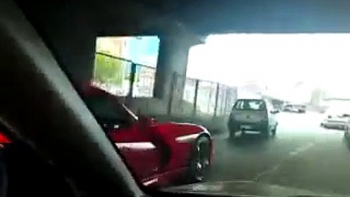 Dodge Viper Crashing a Van!!! CRASH!!! NEW VIPER CRASHED