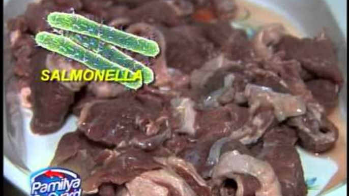 Toxic bacteria can be found in marinated meat