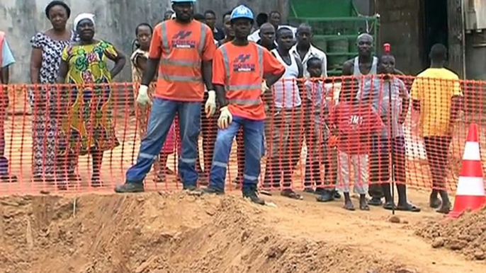 Visite des chantiers d'adduction d'eau : le Président à la Cité de la caisse