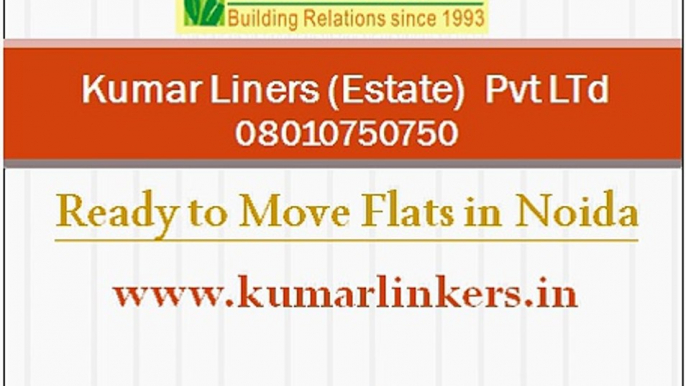 Ready to Move Flats in Noida- 8010750750