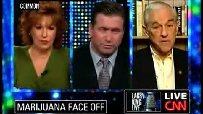 Ron Paul debates Stephen Baldwin on Legalizing Marijuana on CNN Larry King 03132009