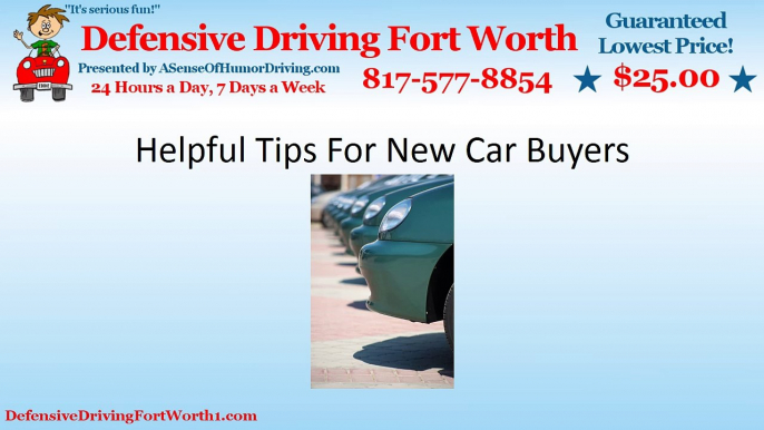 Helpful Tips For New Car Buyers