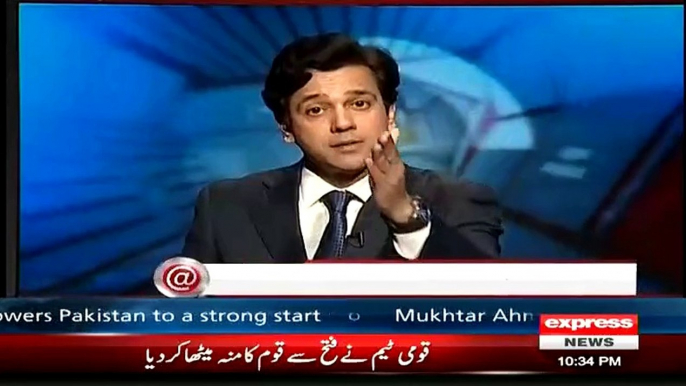 Is Ahmed Qureshi Blaming Hamid Mir---The One Must Apologize For Giving Statement Against ISI