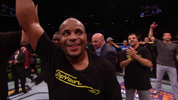 UFC 187: Daniel Cormier and Anthony Johnson Octagon Interviews