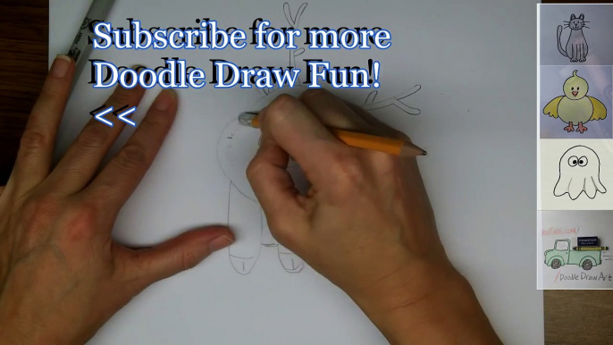 Drawing: How To Draw a Cute Cartoon Rudolph Reindeer Baby - Easy Lesson Step by Step for kids [HD]