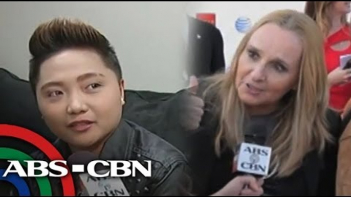 Melissa Etheridge gives advice to Charice Pempengco