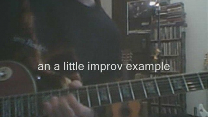 Rock Guitar Lick and short improv example