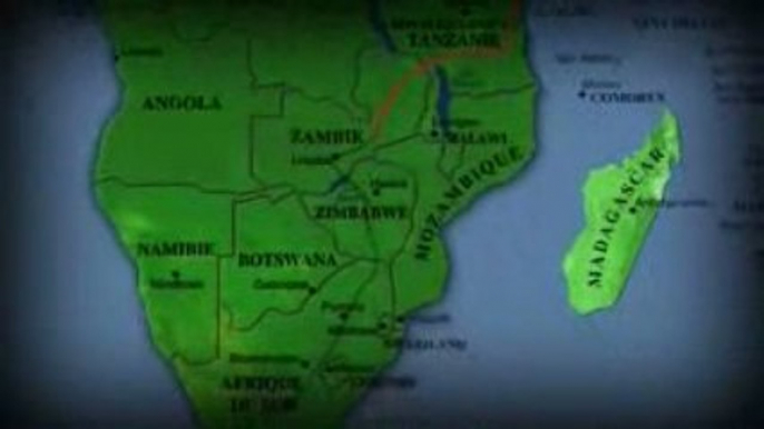 MADAGASCAR animation compositing map