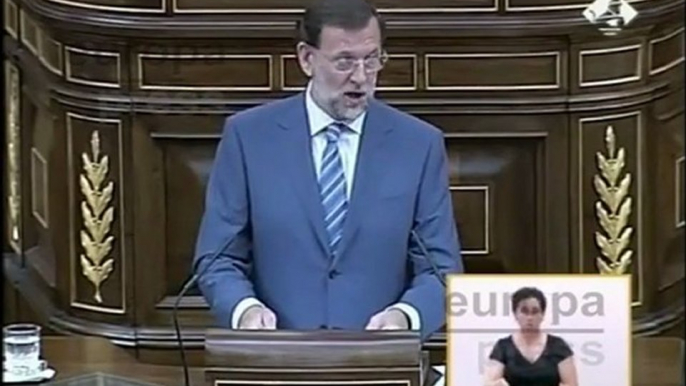 Rajoy:"Lo que necesita España es que abran las urnas"