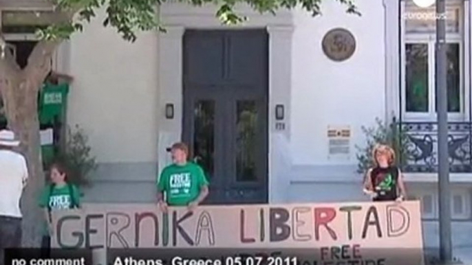 Flotilla activists occupy Spanish embassy - no comment