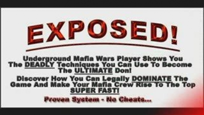 Mafia Wars Exposed (Top Tips, Real Cheats)