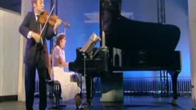 Capucon. BEETHOVEN Sonata Op 24 Part 3. With Bashkirova .