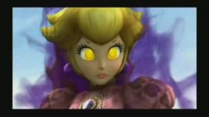 Super Smash Bros Brawl : La fausse Peach combat Link