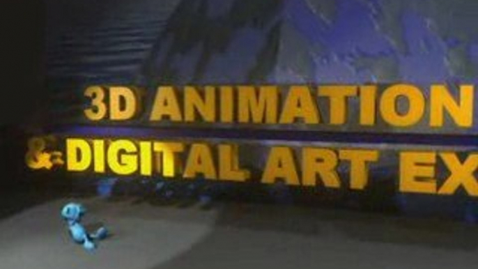 3D Animation & Digital Art Expo - Website Animation