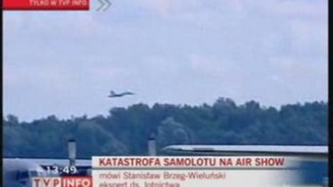 SU 27 Crash (Air Show in Poland)