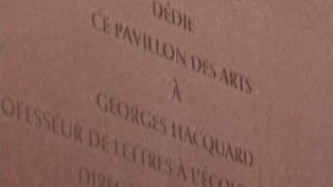 Inauguration du Pavillon des Arts "Georges Hacquard"