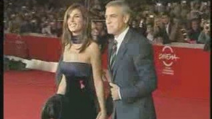 George Clooney ed Elisabetta Canalis sul red carpet