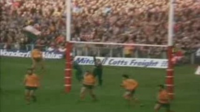 Wales v Wallabies Highlights (1984 Grand Slam)