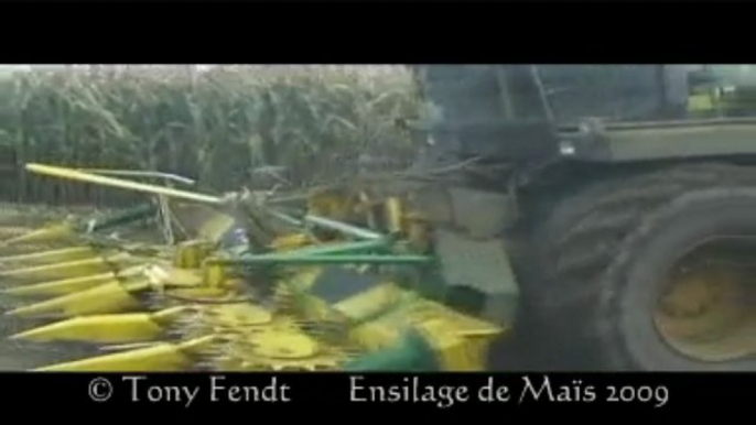 Ensilage De Maïs 2009 Partie N°2 Chez Tony Fendt