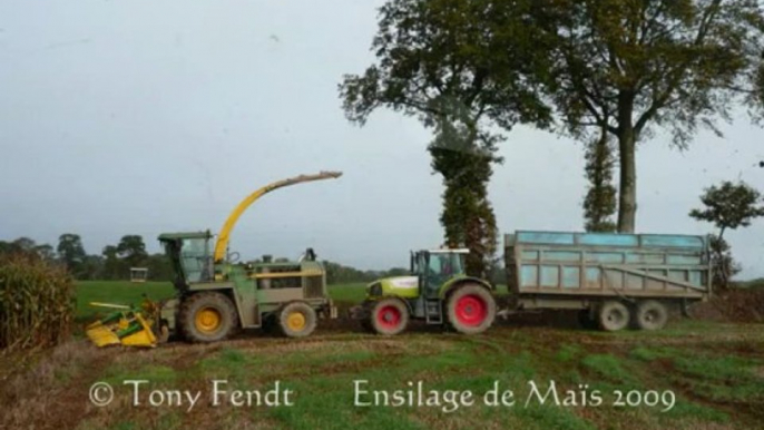 Ensilage De Maïs 2009 Partie N°5 Chez Tony Fendt