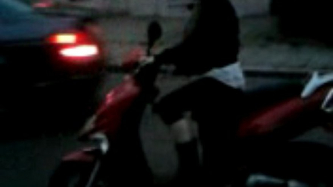 Moi en scoot xD