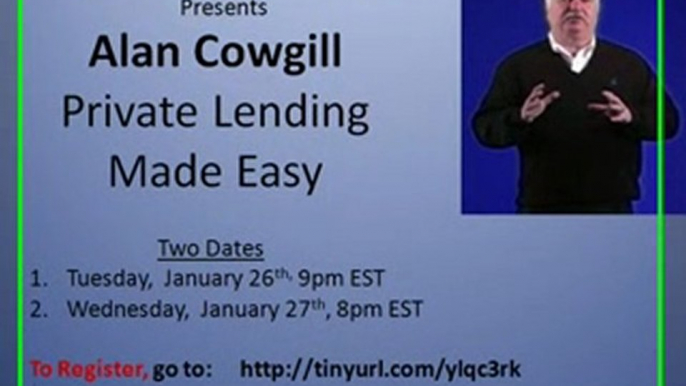 Private Lending with Alan Cowgill