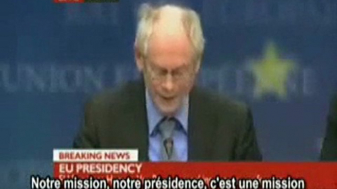 Herman Van Rompuy PDG de l'Europe for the NWO-