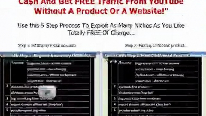 Make Ca$h From FREE YouTube Traffic Without A Website