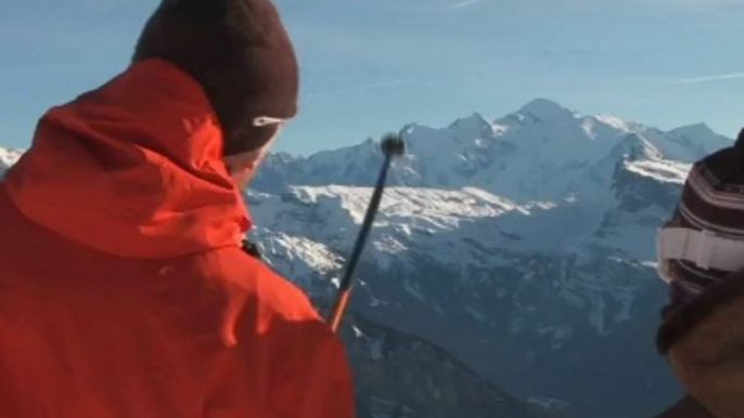 Portes du Soleil Ski Area Winter Trailer, Ski in the Alps