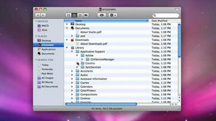 Uso de un MAC - Finder