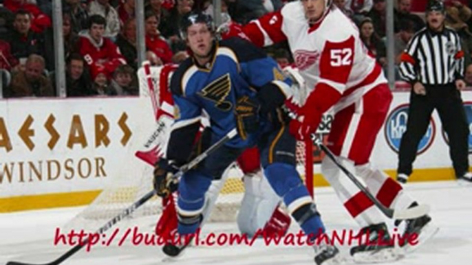 DETROIT Redwings Vs ST LOUIS Blues LIVE NHL Game ...