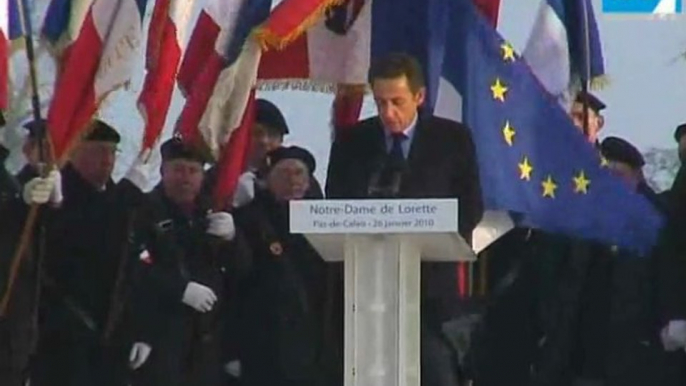 La visite de Nicolas Sarkozy à Notre-Dame-de-Lorette