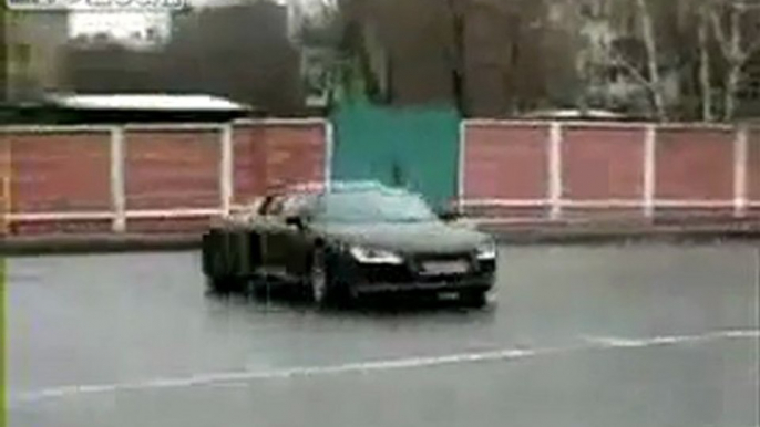 Audi r8 burn