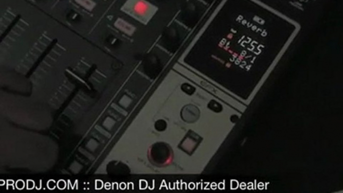 DENON DJ DN-X1600 Club Mixer Effects Section Overview ...