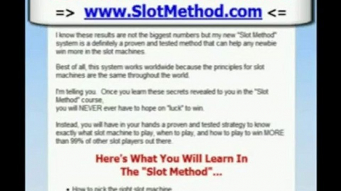 How to Win the Slots Secrets - How to Win Casino Slots Tips